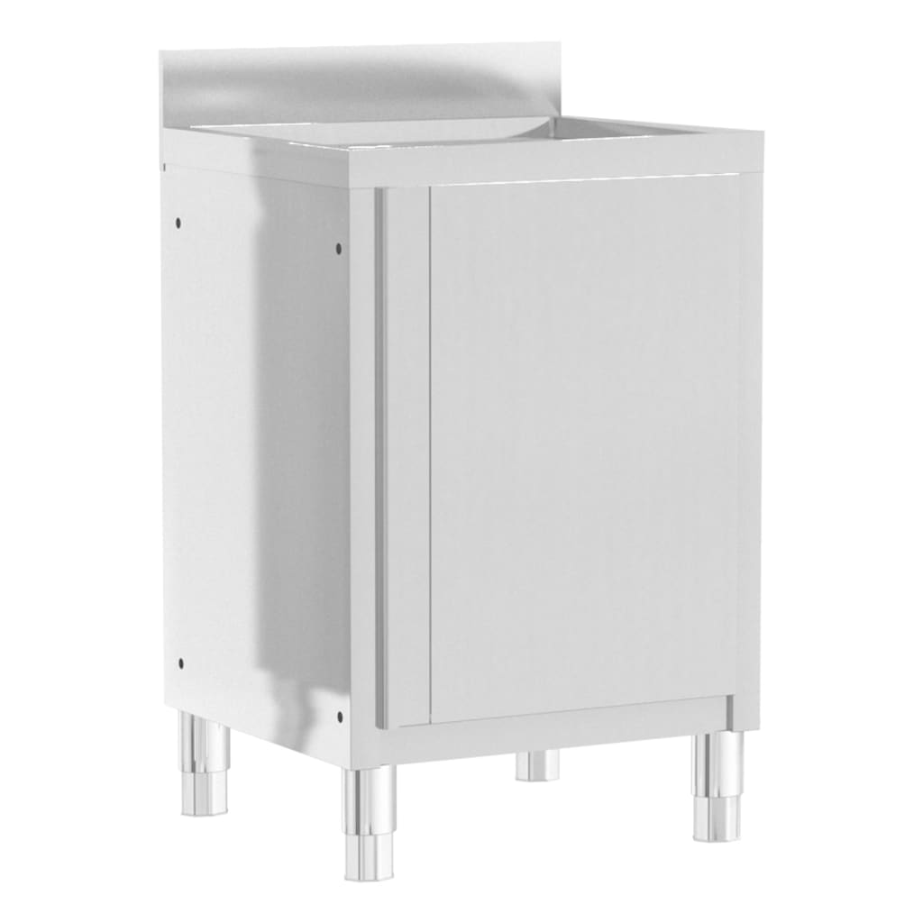 Mobili da cucina commerciali 2 pz in acciaio inox - homemem39