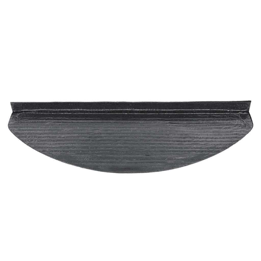 Self-Adhesive Mats for Stairs 15 pcs 65x22.5x3.5 cm Black