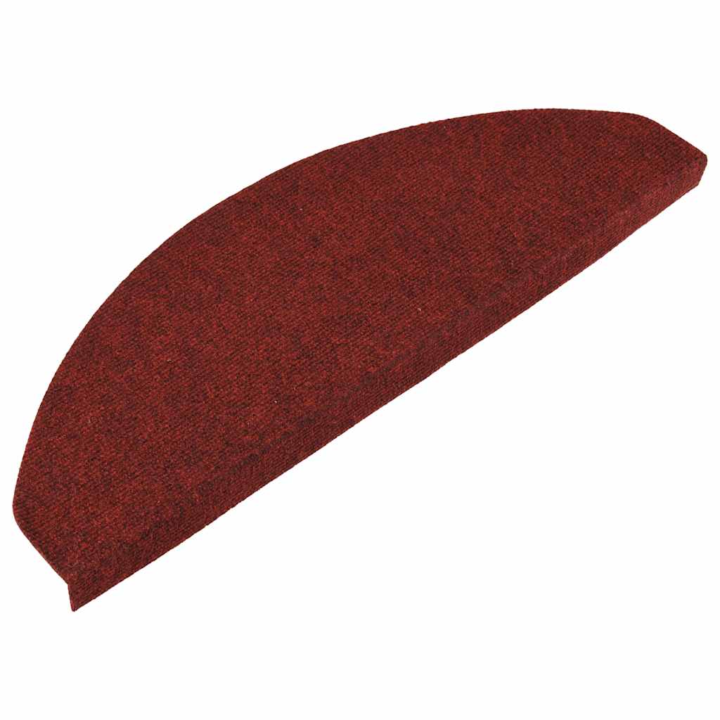 Tappetini Autoadesivi per Scale 15 pz 65x22,5x3,5 cm Rossi - homemem39