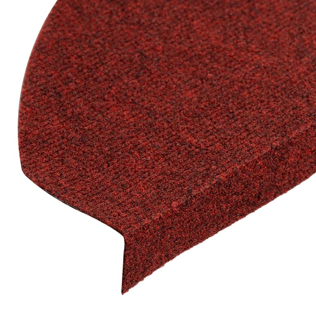 Tappetini Autoadesivi per Scale 15 pz 65x22,5x3,5 cm Rossi - homemem39