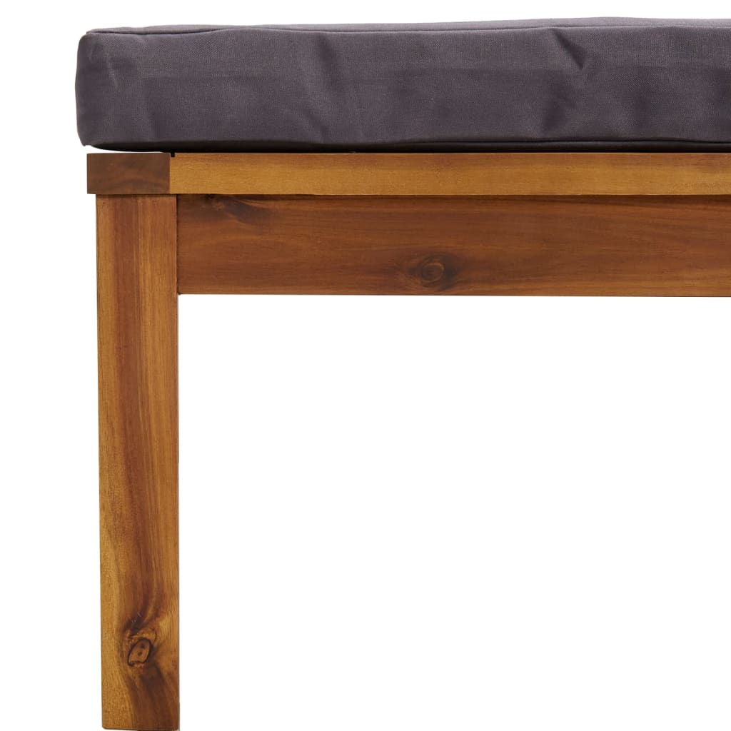 Set Divani da Giardino 4 pz con Cuscini in Massello di Acacia - homemem39
