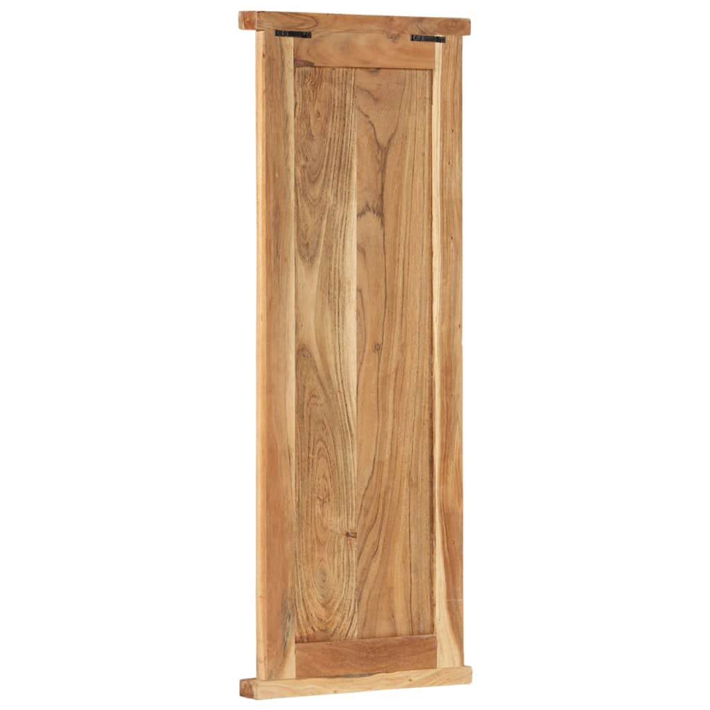 Appendiabiti 2 pz in Legno Massello di Acacia 38x100 cm - homemem39