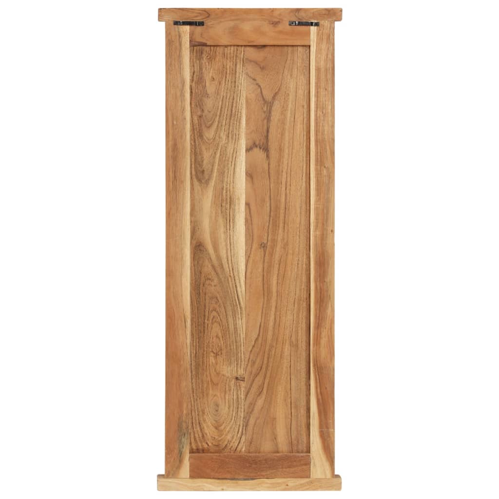 Appendiabiti 2 pz in Legno Massello di Acacia 38x100 cm - homemem39