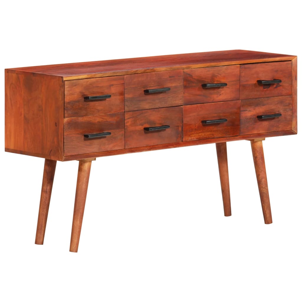 Credenza 110x30x59 cm in Legno Massello di Mango - homemem39