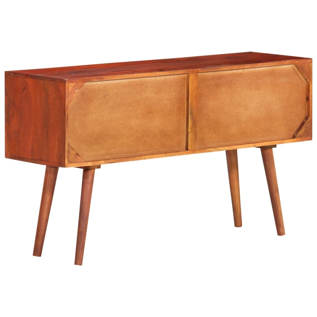 Credenza 110x30x59 cm in Legno Massello di Mango - homemem39