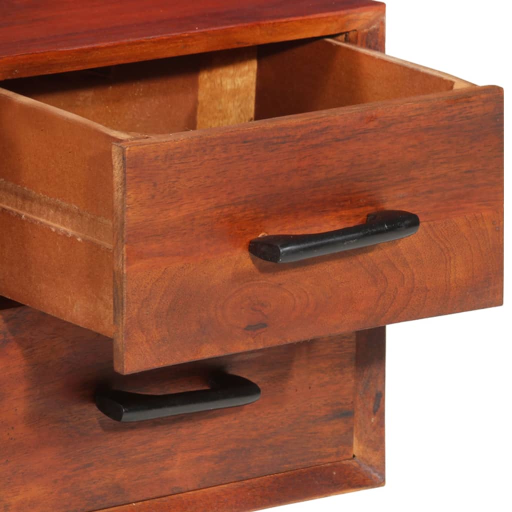Credenza 110x30x59 cm in Legno Massello di Mango - homemem39
