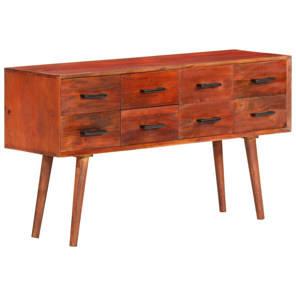 Credenza 110x30x59 cm in Legno Massello di Mango - homemem39