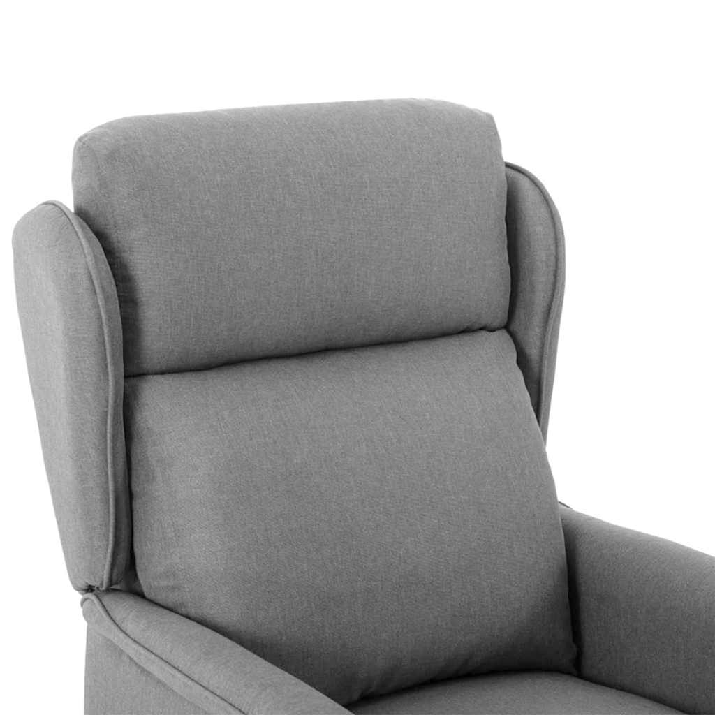 Poltrona reclinabile Grigio chiaro 67.5 x 93.5 x 101.5 cm