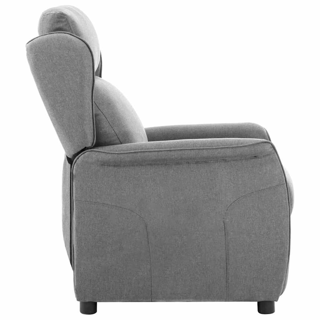Poltrona reclinabile Grigio chiaro 67.5 x 93.5 x 101.5 cm