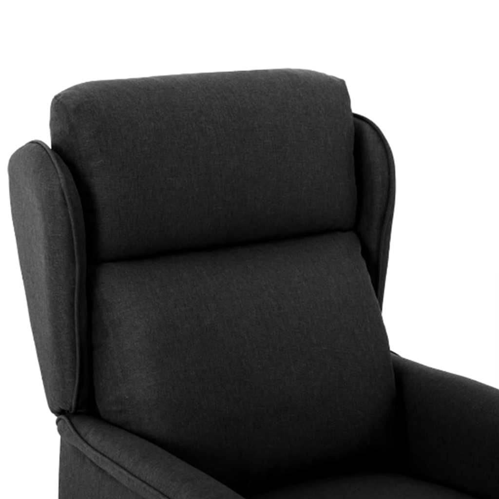 Poltrona reclinabile Nero 67.5 x 93.5 x 101.5 cm Tessuto
