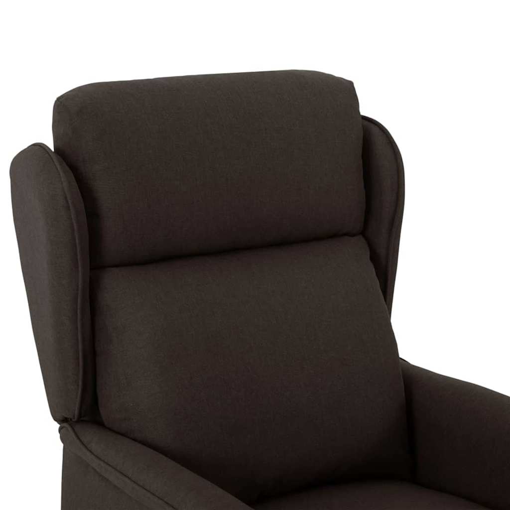 Poltrona reclinabile Marrone scuro 67.5 x 93.5 x 101.5 cm