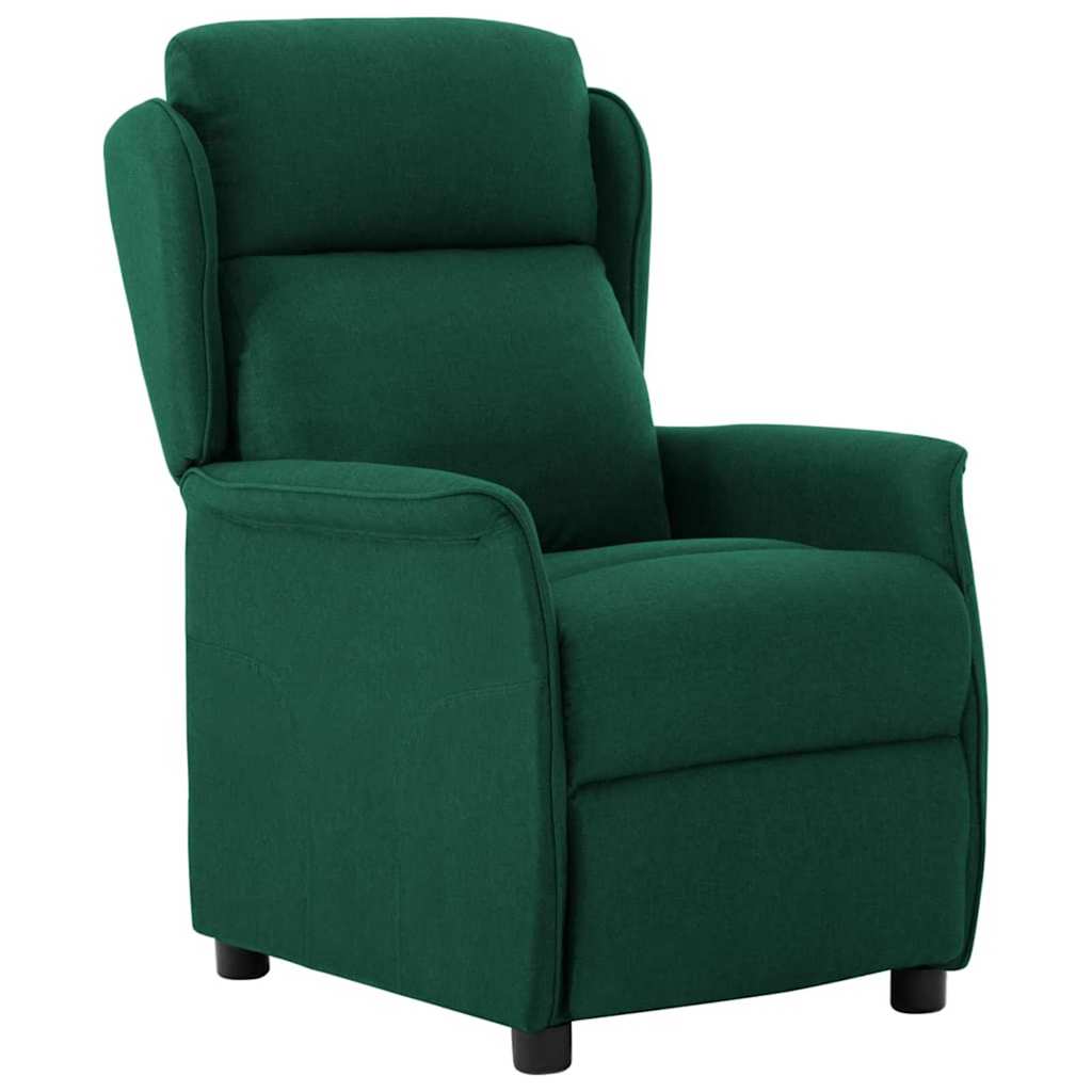 Poltrona reclinabile Verde scuro 67.5 x 93.5 x 101.5 cm Tessuto