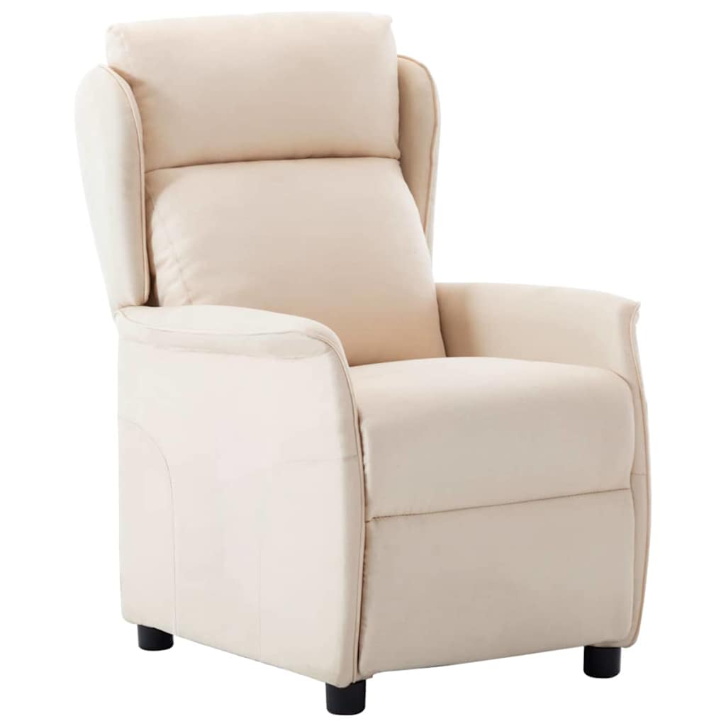Poltrona reclinabile Crema 67.5 x 93.5 x 101.5 cm Tessuto