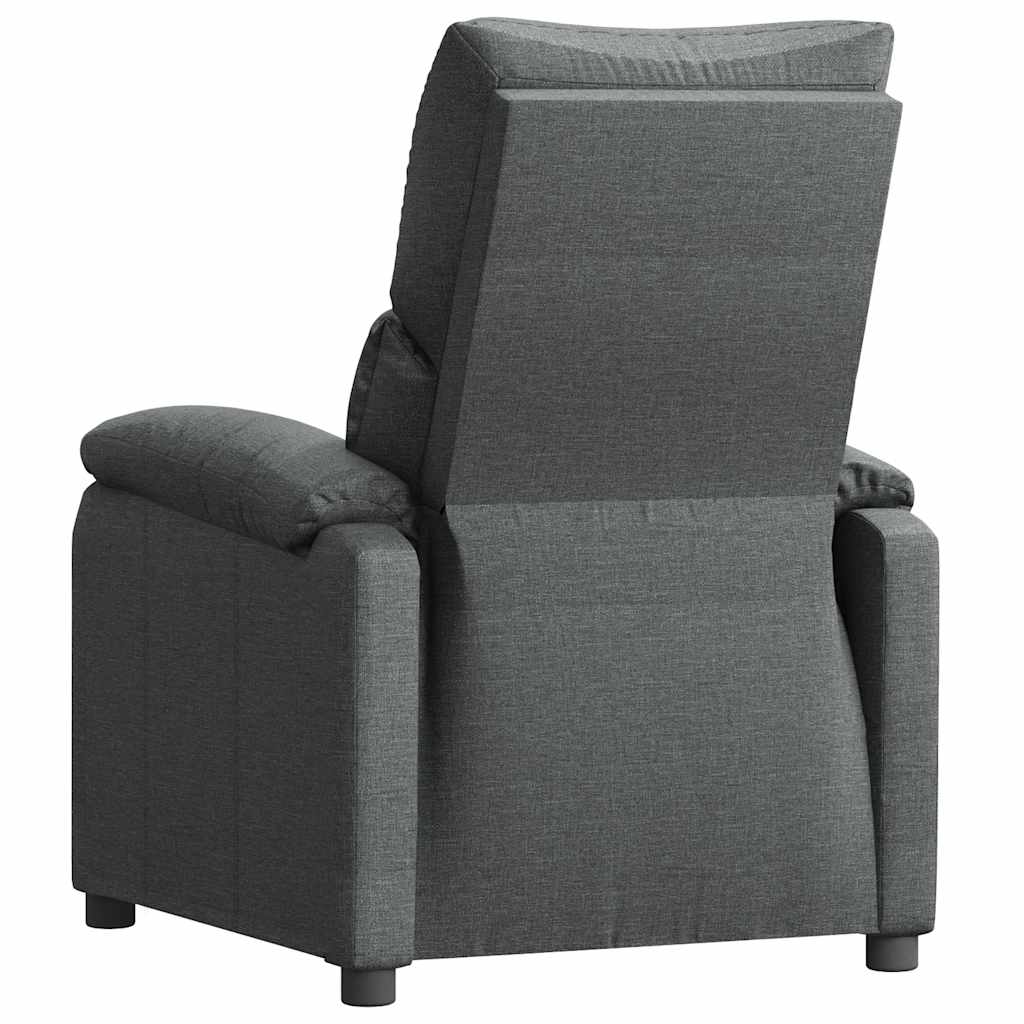 Poltrona Reclinabile in Tessuto Grigio Scuro - homemem39