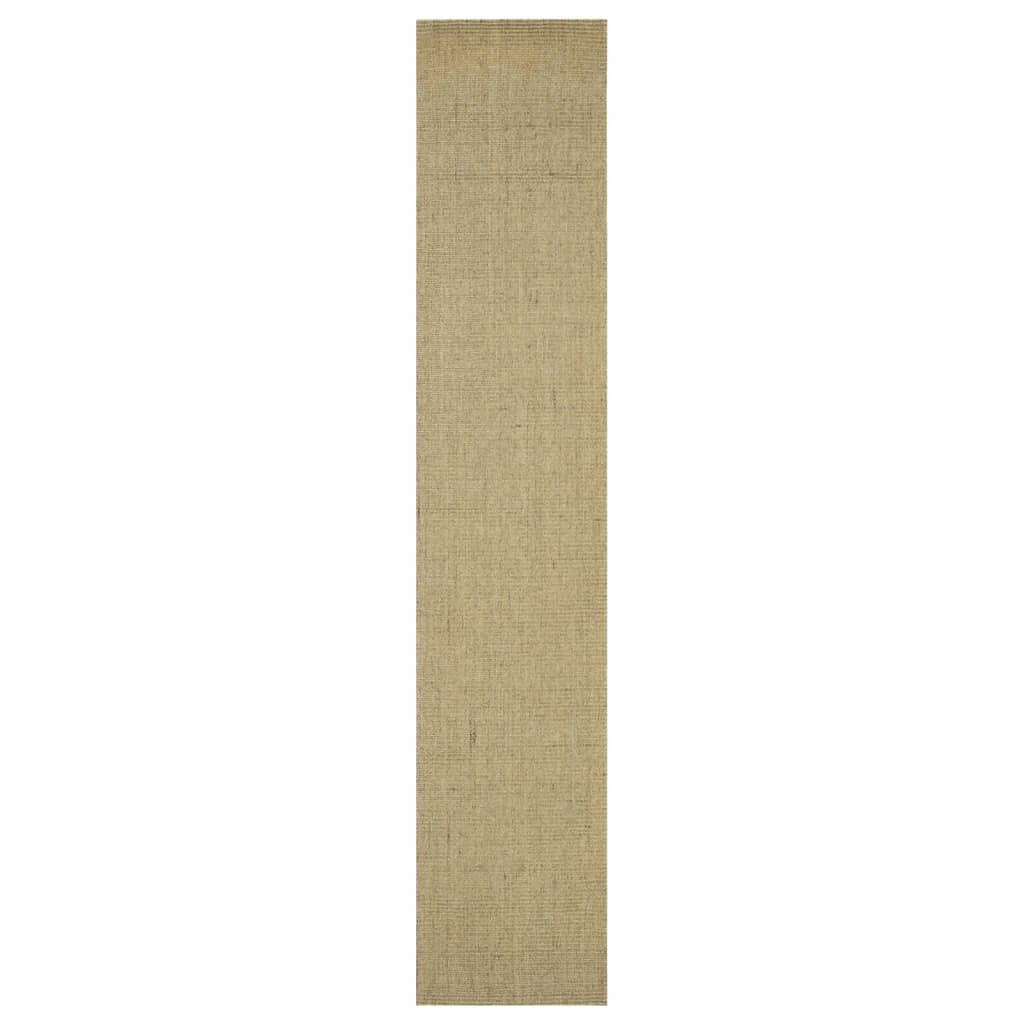 Tappeto in Sisal Naturale 66x350 cm Verde - homemem39