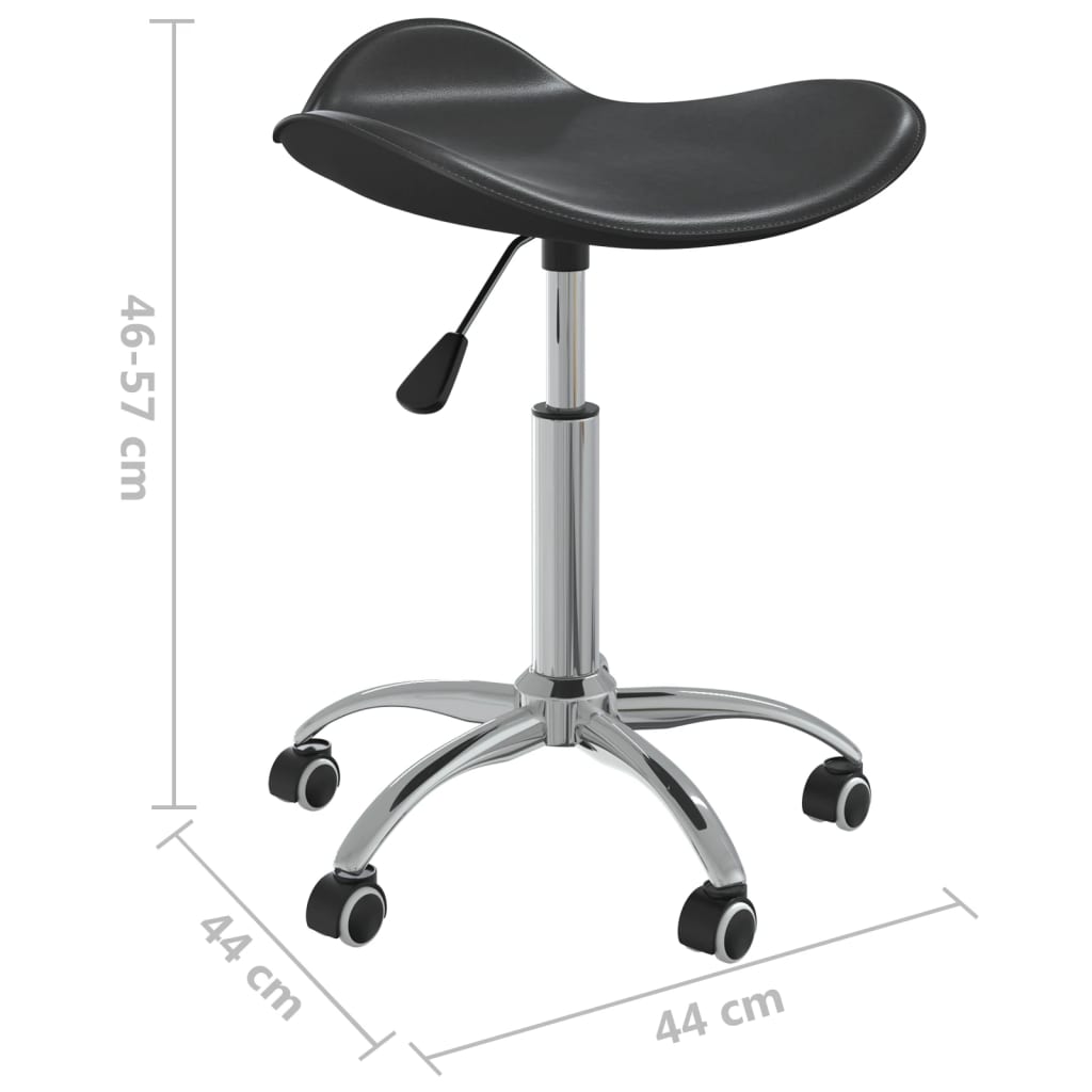 Sedia da Ufficio Nera in Similpelle | homemem39