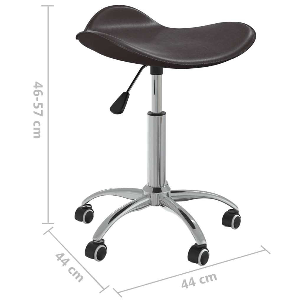 Sedia da Ufficio Marrone in Similpelle | homemem39