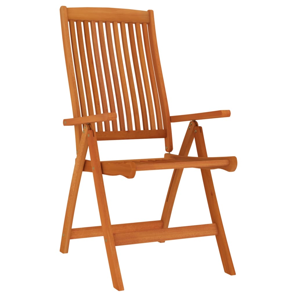 Sedie da Giardino Pieghevoli 4pz in Legno Massello di Eucalipto - homemem39
