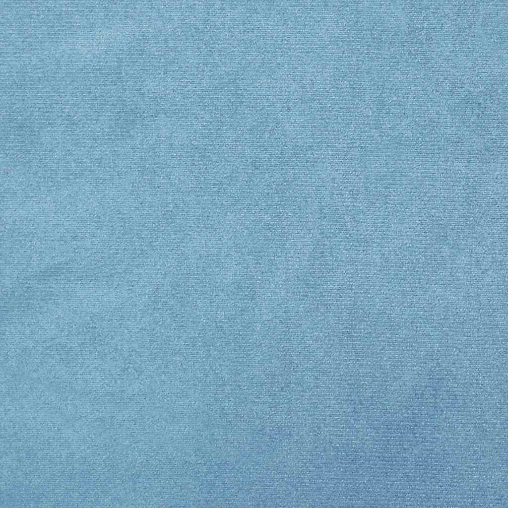 Sgabello Rotondo Azzurro in Velluto - homemem39