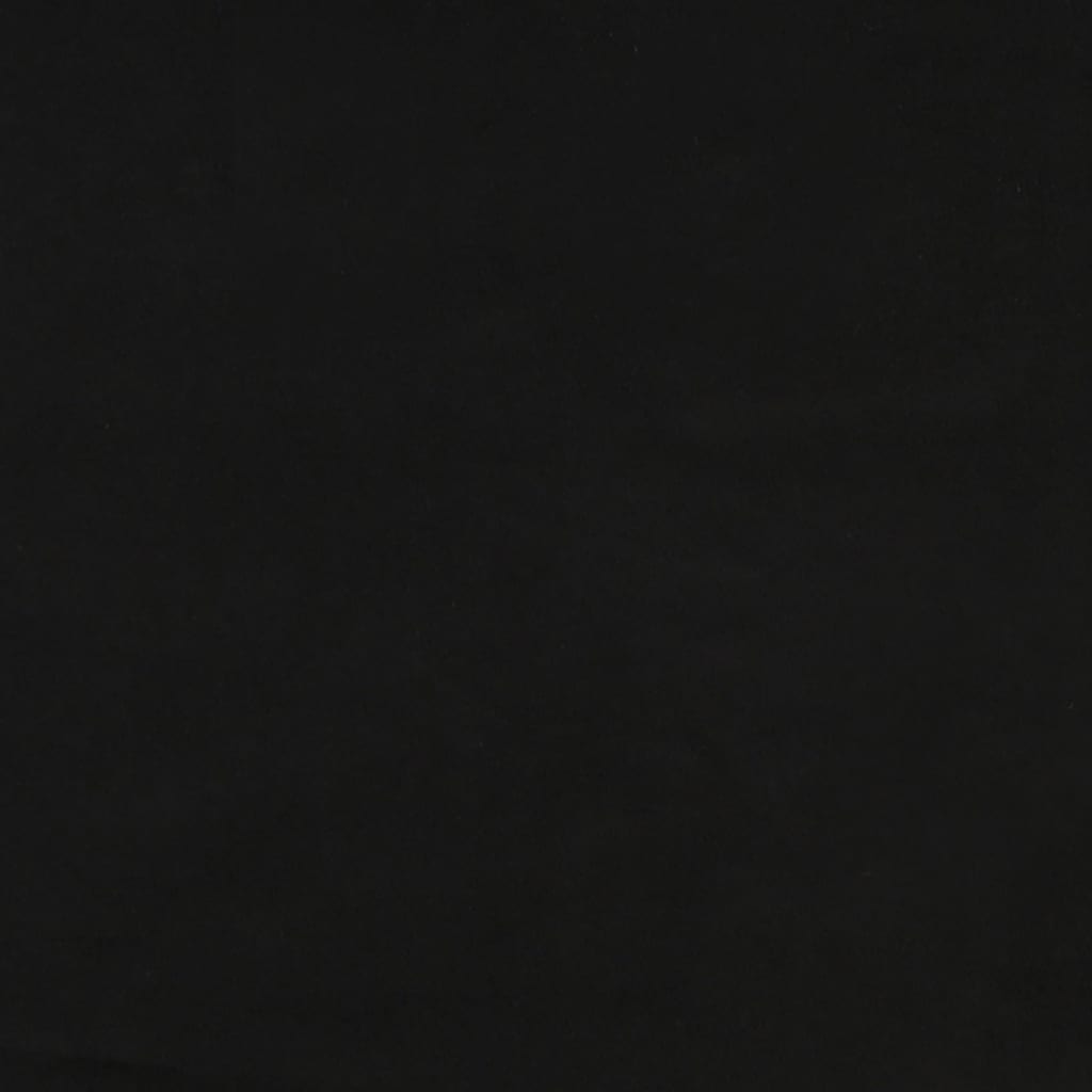 Sgabello Rotondo con Contenitore Nero in Velluto 31 x 37 cm - homemem39