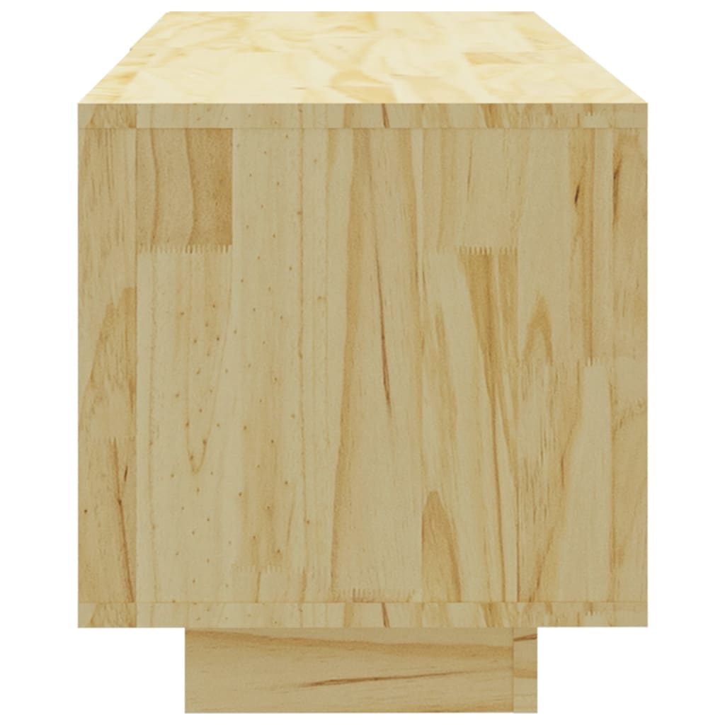 Mobile Porta TV 110x30x33,5 cm in Legno Massello di Pino