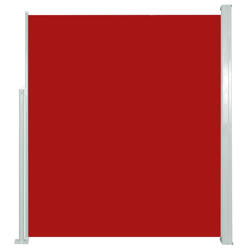 Tenda Laterale Retrattile per Patio 160x300 cm Rossa - homemem39
