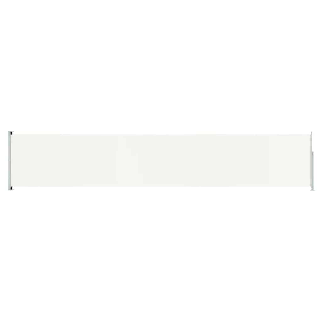Tenda Laterale Retrattile per Patio 117x600 cm Crema - homemem39