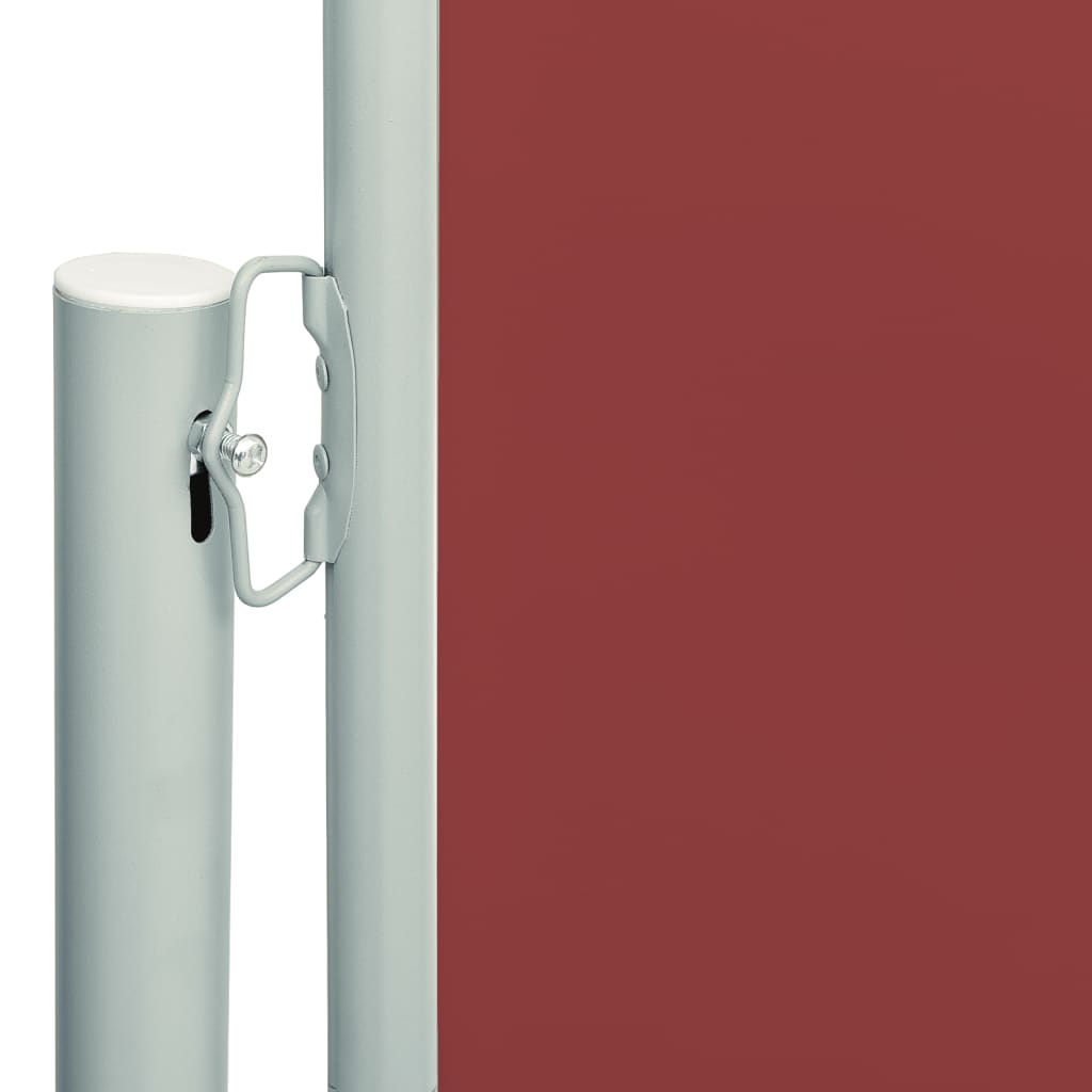 Tenda Laterale Retrattile per Patio 117x600 cm Rossa - homemem39