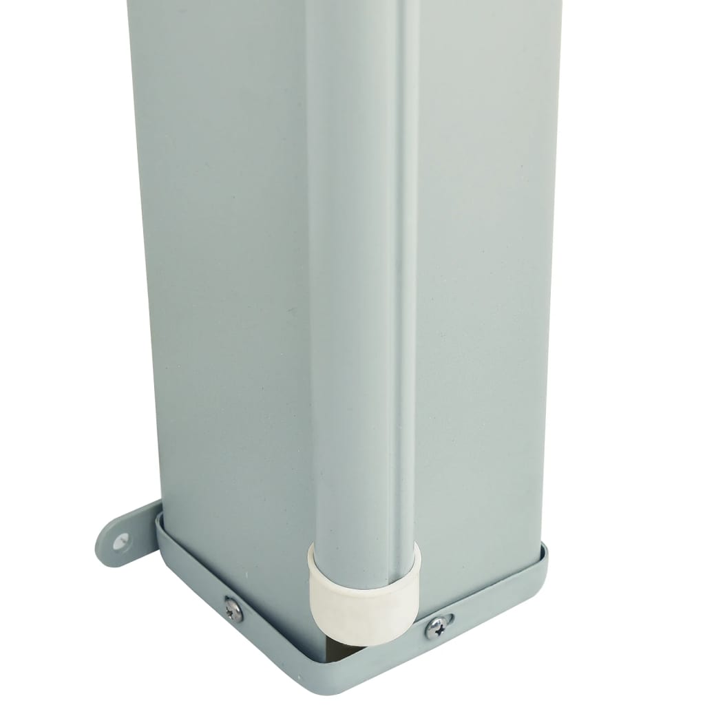 Tenda Laterale Retrattile per Patio 117x600 cm Rossa - homemem39