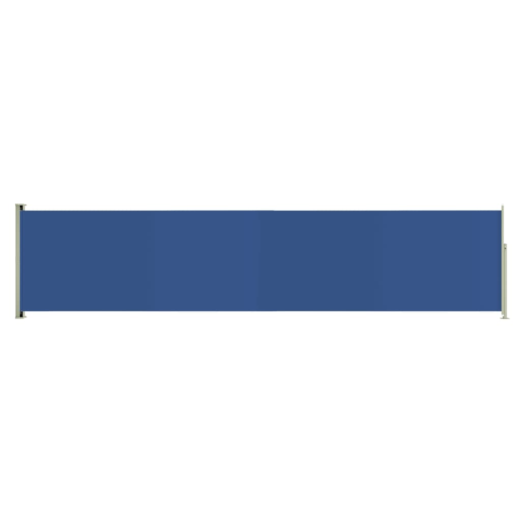 Tenda Laterale Retrattile per Patio 140x600 cm Blu - homemem39