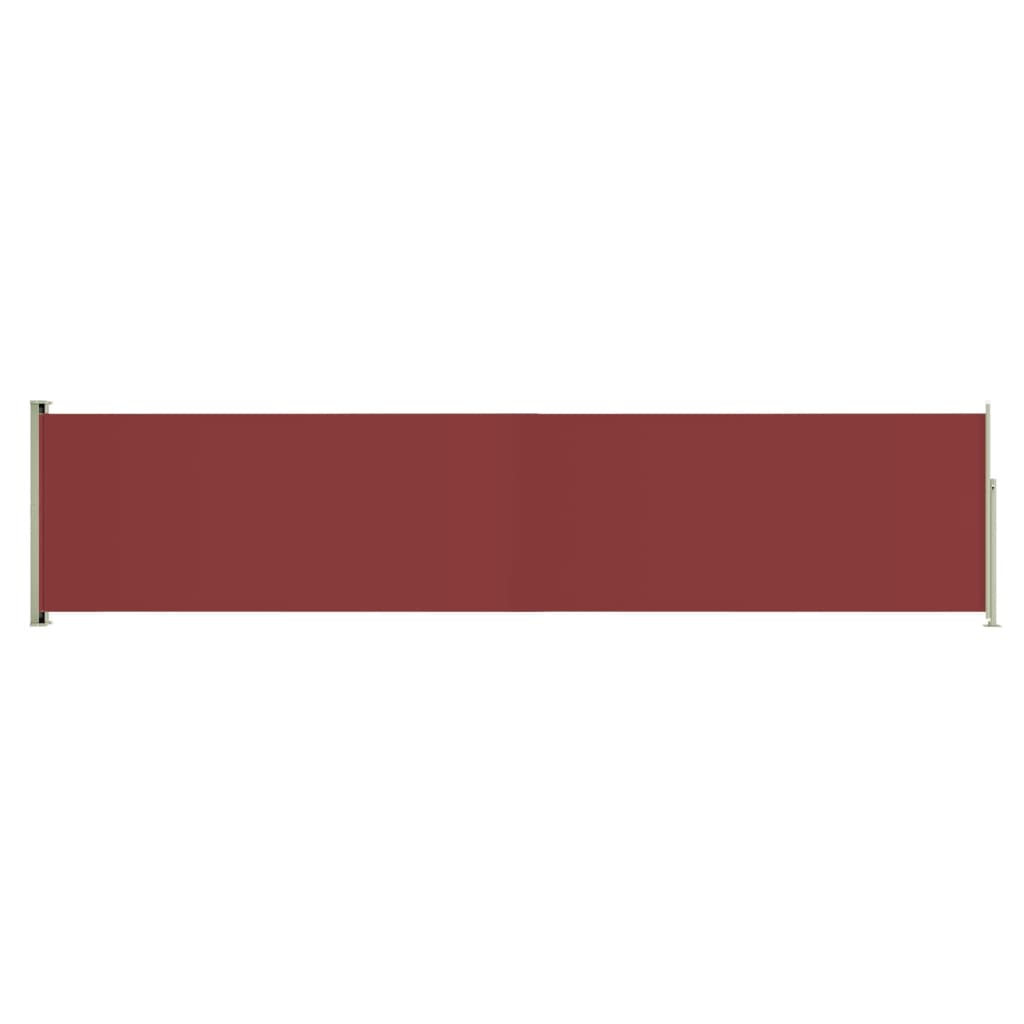 Tenda Laterale Retrattile per Patio 140x600 cm Rossa - homemem39