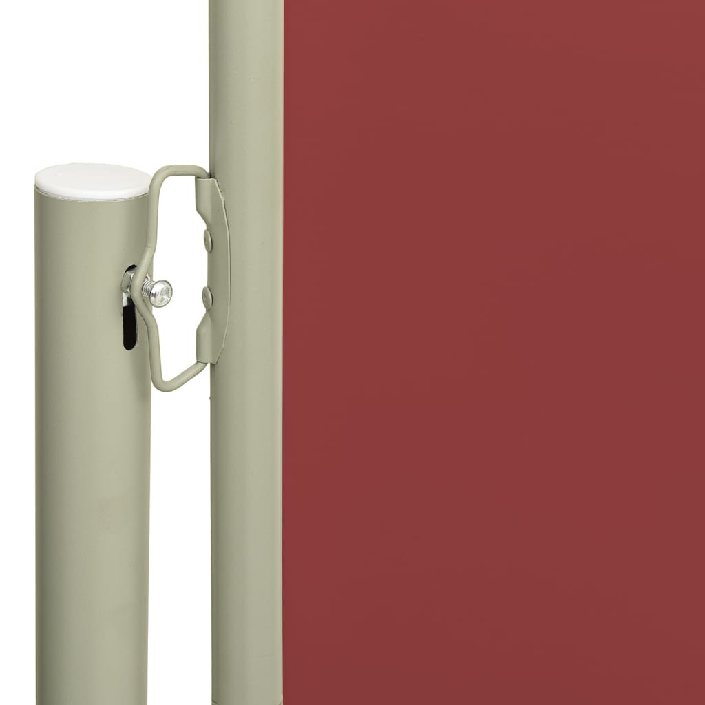 Tenda Laterale Retrattile per Patio 140x600 cm Rossa - homemem39