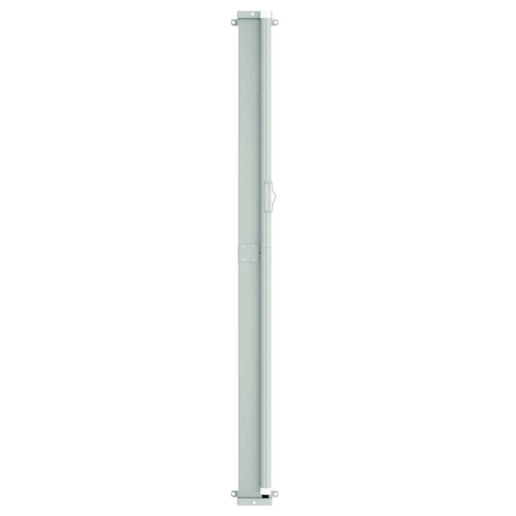 Tenda da Sole Laterale Retrattile per Patio 200x600 cm Nera - homemem39