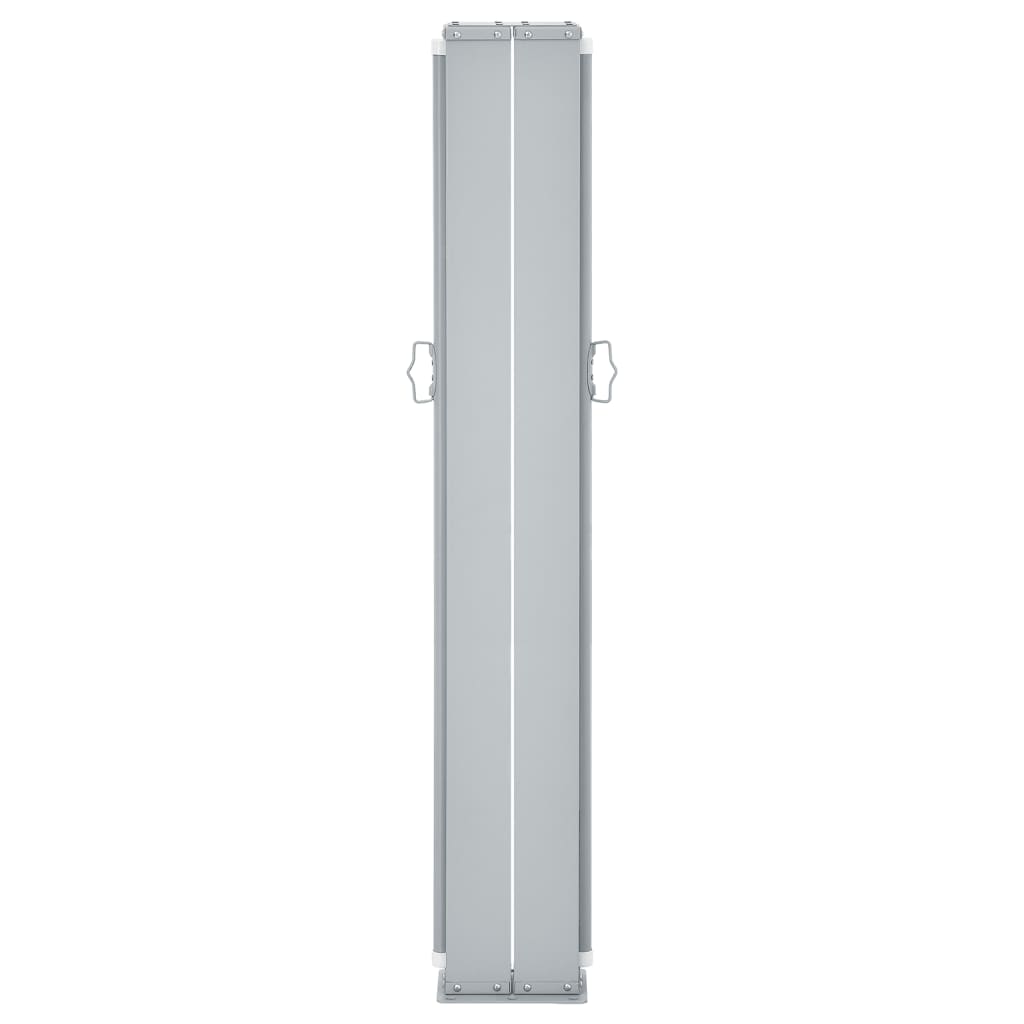 Tenda da Sole Laterale Retrattile Nera 140x600 cm - homemem39