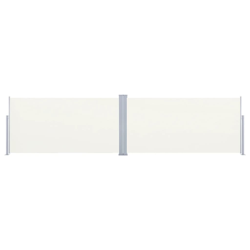 Tenda da Sole Laterale Retrattile Crema 160x600 cm - homemem39