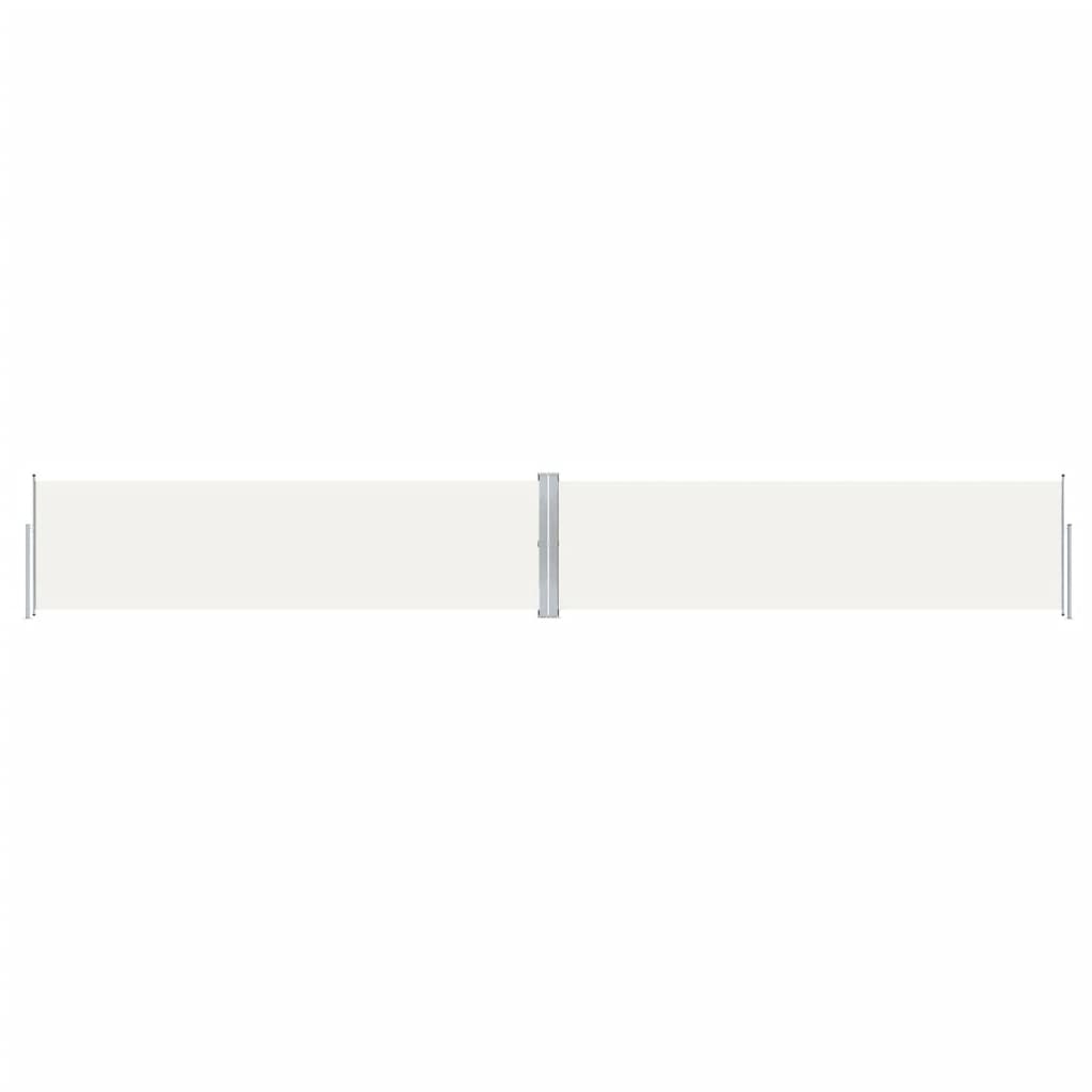 Tenda Laterale Retrattile Crema 140x1000 cm - homemem39