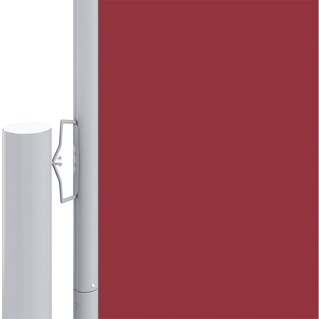 Tenda Laterale Retrattile Rossa 160x1000 cm - homemem39