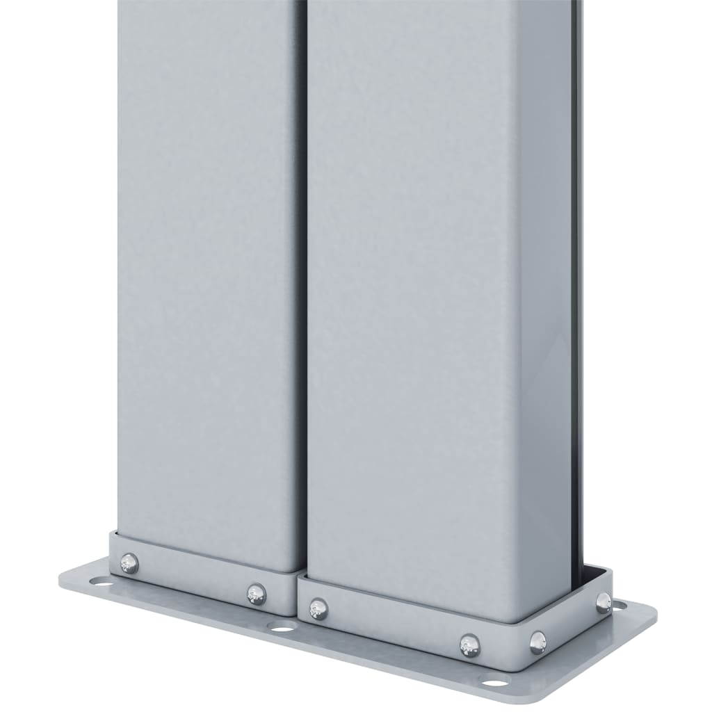 Tenda da Sole Laterale Retrattile Antracite 200x1000 cm - homemem39