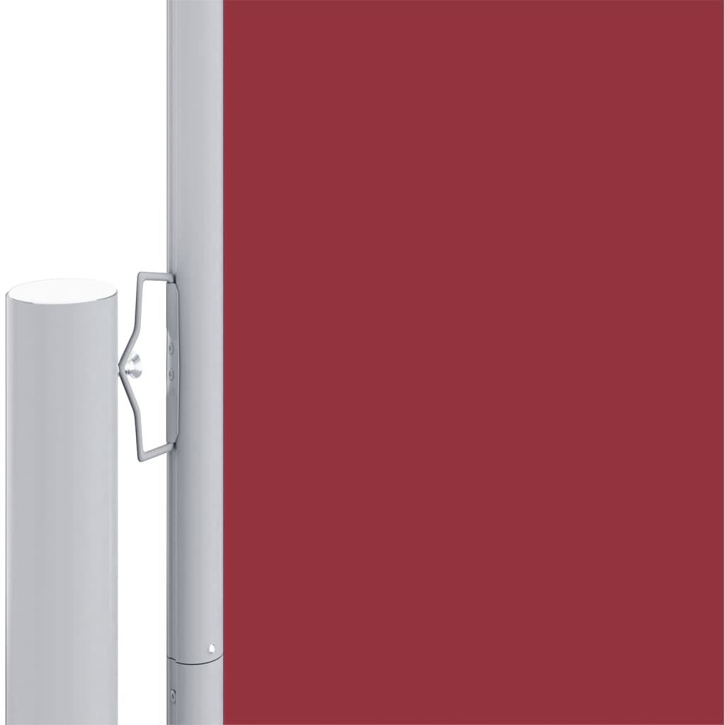 Tenda da Sole Laterale Retrattile Rossa 160x1200 cm - homemem39