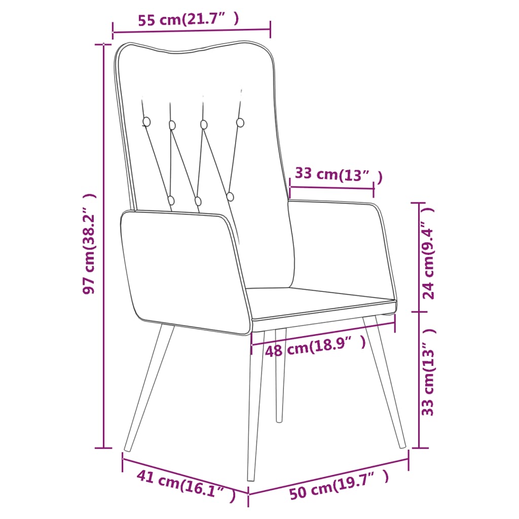 Poltrona Wingback Grigia in Vera Pelle - homemem39