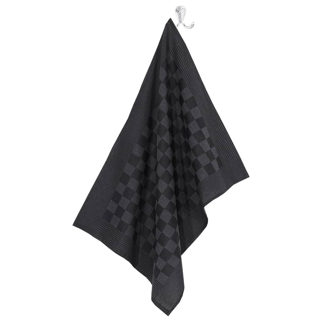 Set Strofinacci 20 pz in Cotone Nero e Grigio - homemem39
