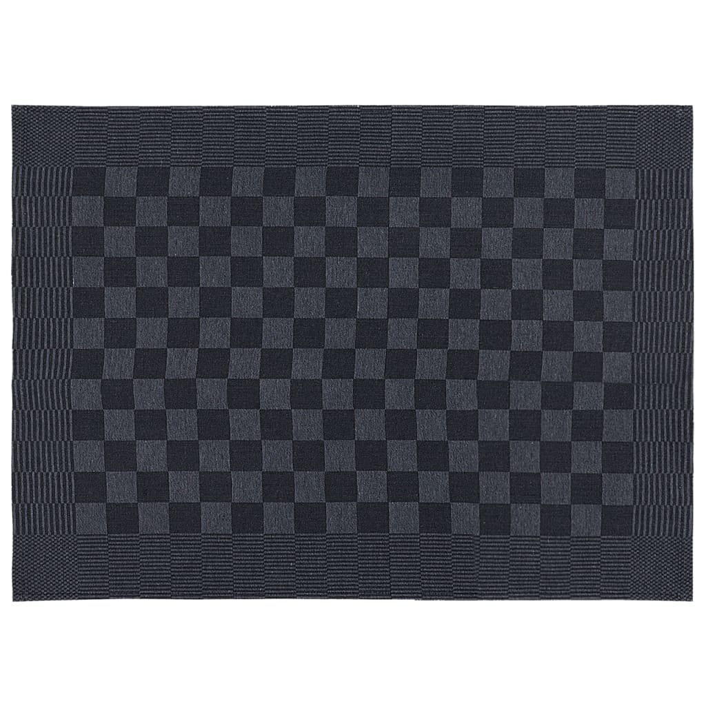 Set Strofinacci 20 pz in Cotone Nero e Grigio - homemem39