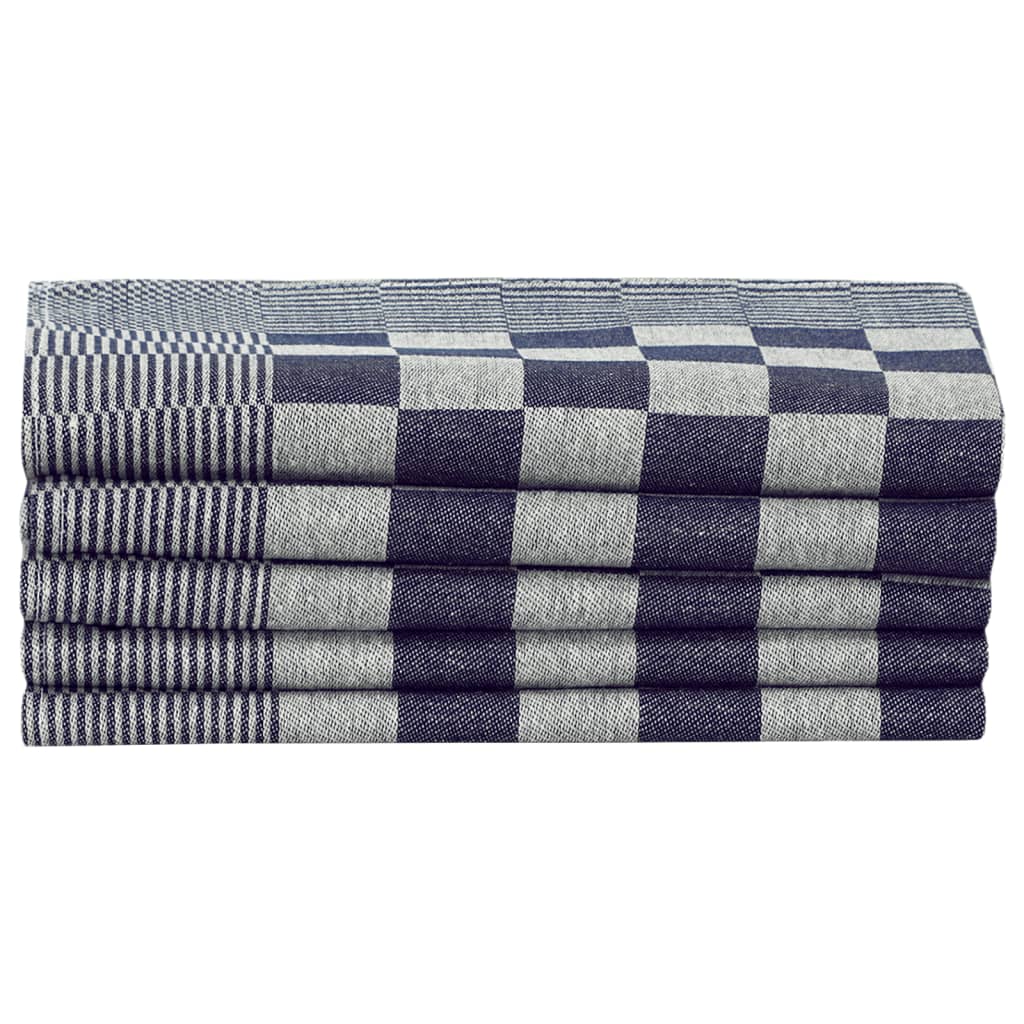 Set Strofinacci 10 pz in Cotone Blu e Bianco - homemem39