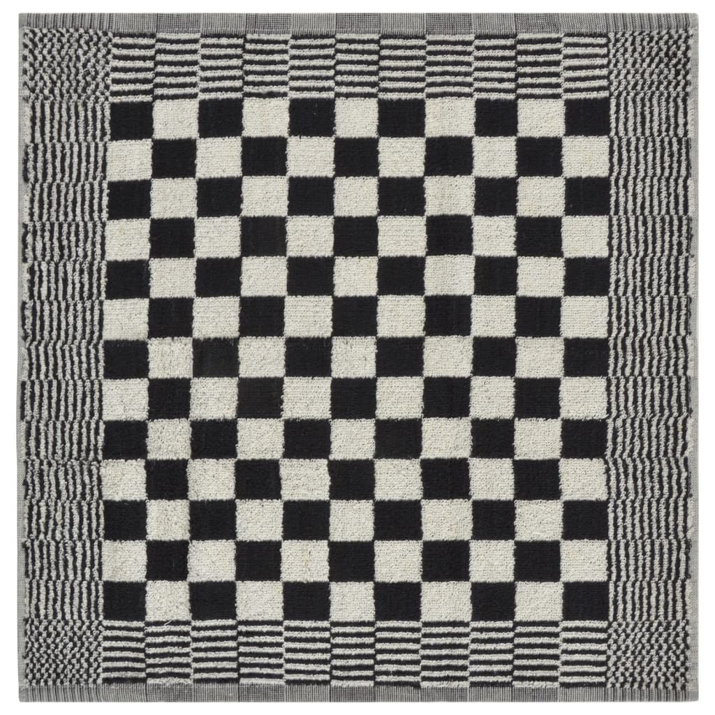 Set Strofinacci 10 pz in Cotone Nero e Bianco - homemem39