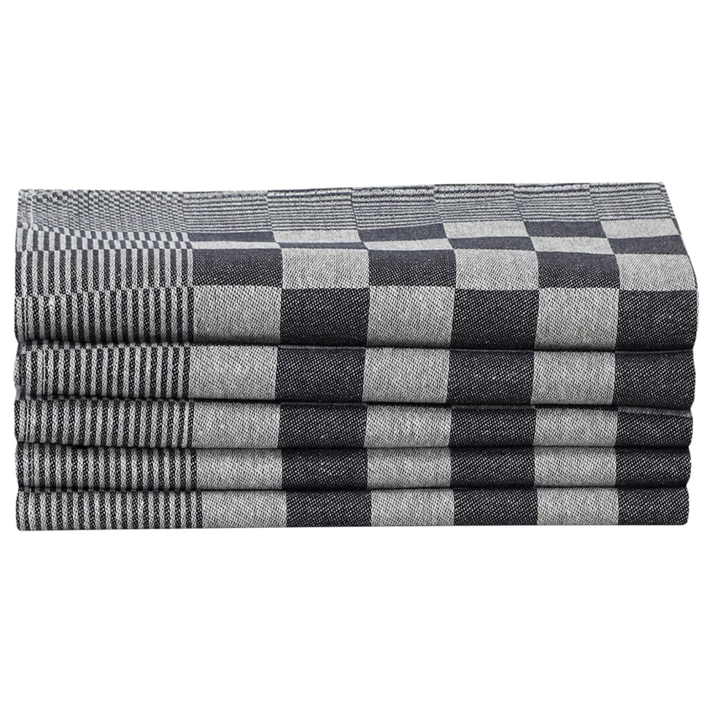 Set Strofinacci 20 pz in Cotone Nero e Bianco - homemem39