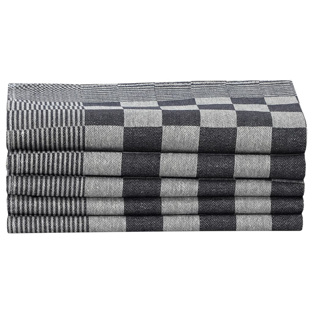 Set Strofinacci 50 pz in Cotone Nero e Bianco - homemem39