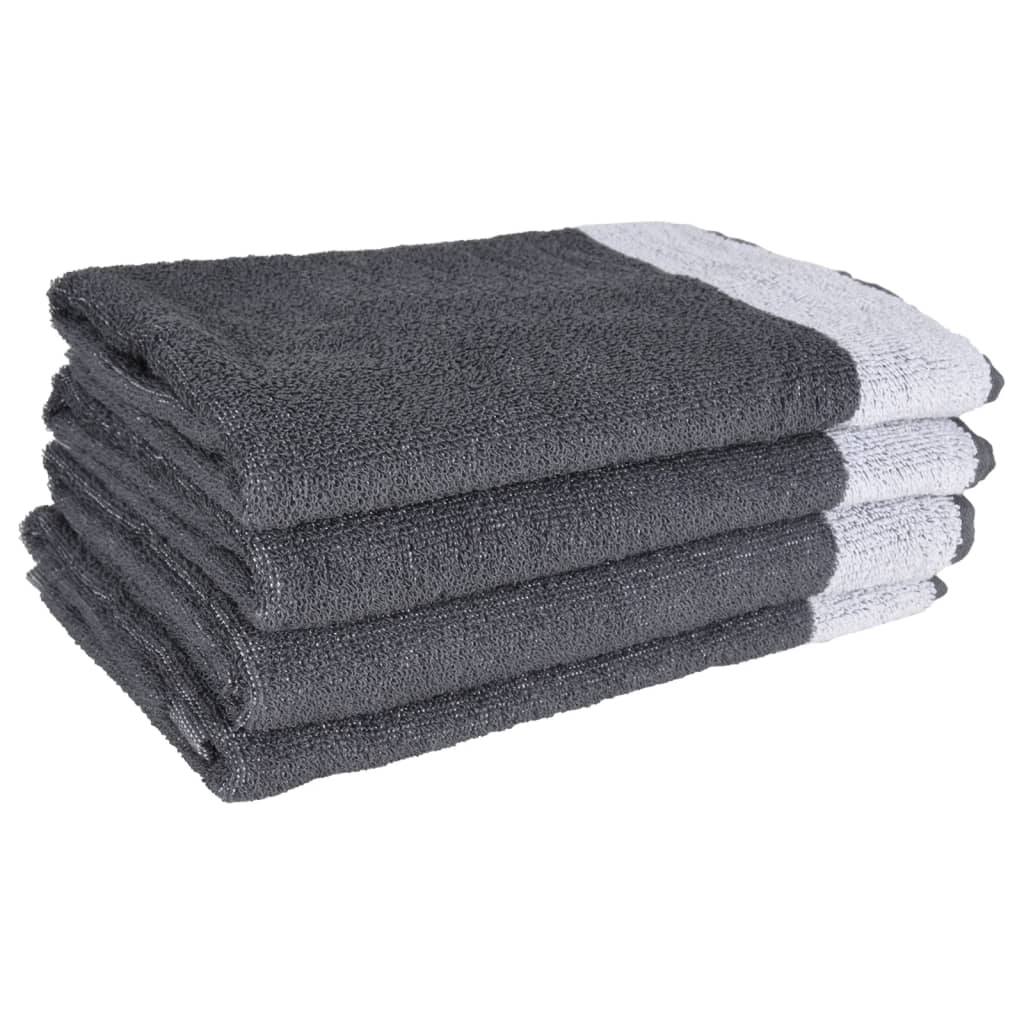 Set Strofinacci 12 pz in Cotone Grigio - homemem39