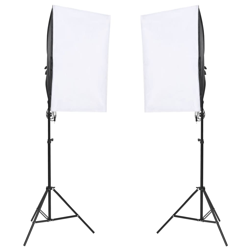 Kit per Studio Fotografico con Set di Luci e Fondale - homemem39