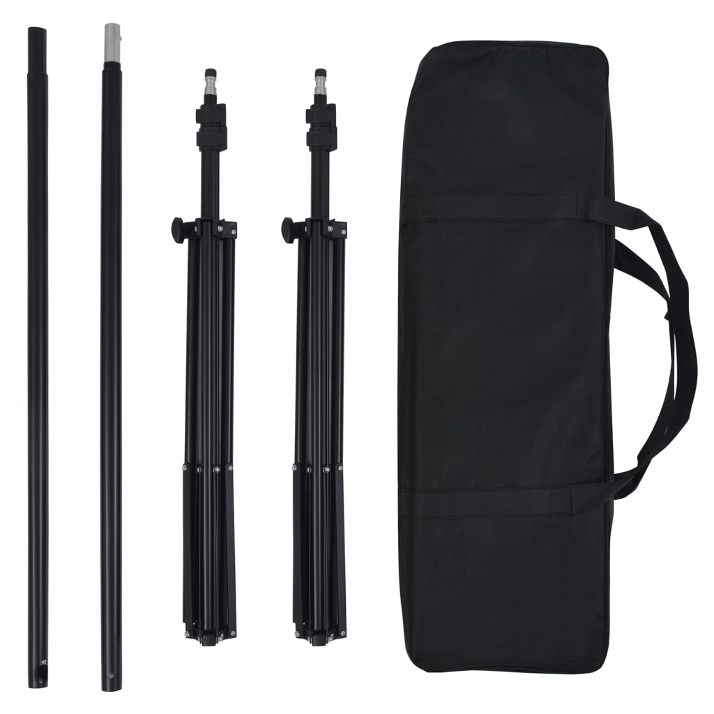 Kit per Studio Fotografico con Set Luci, Fondale e Riflettore | homemem39