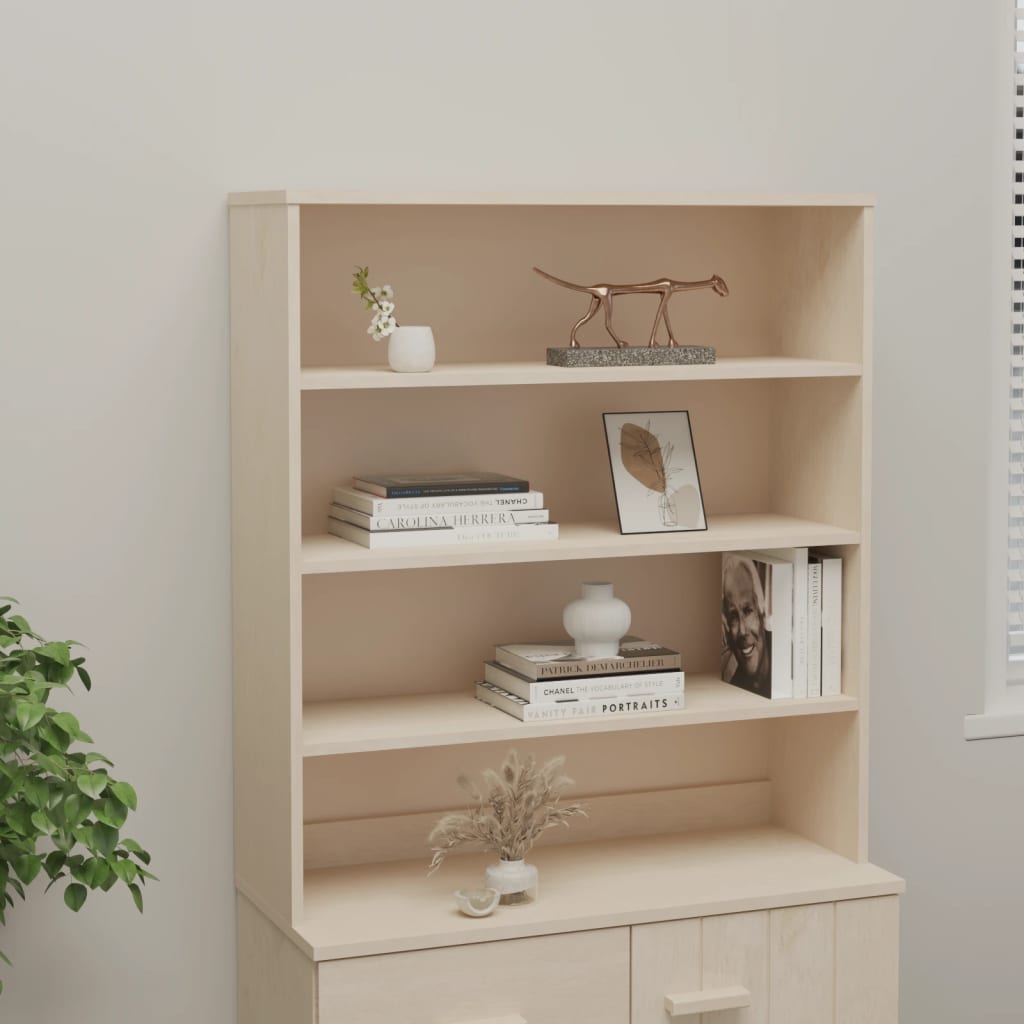 Piano Credenza HAMAR ambra 90x35x100 cm Legno Massello di Pino - homemem39